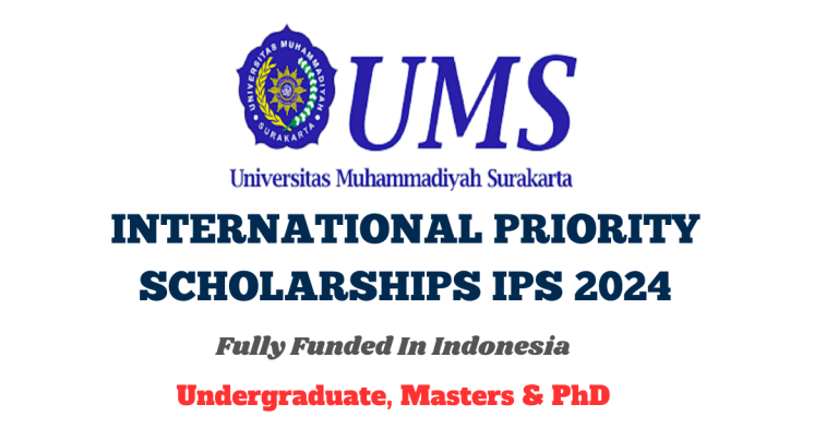 INTERNATIONAL PRIORITY SCHOLARSHIPS IPS 2024-25 IN INDONESIA