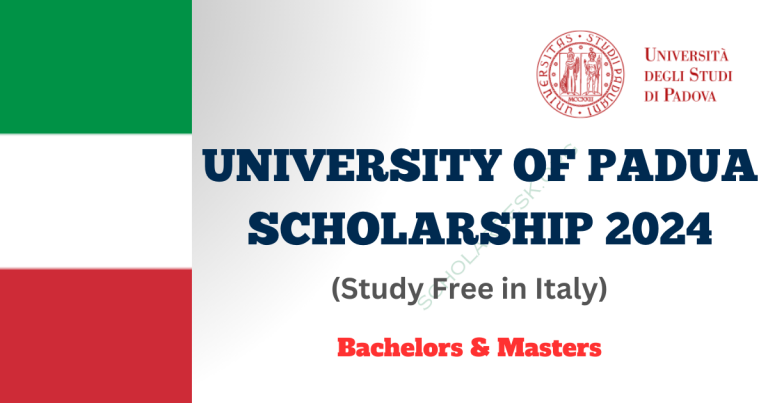 UNIVERSITY OF PADUA SCHOLARSHIP 2024 IN ITALY 