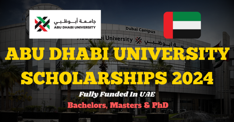ABU DHABI UNIVERSITY SCHOLARSHIPS 2024 IN UAE