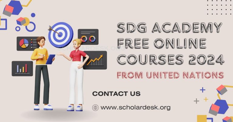 SDG ACADEMY FREE ONLINE COURSES 2024 FROM UNITED NATIONS