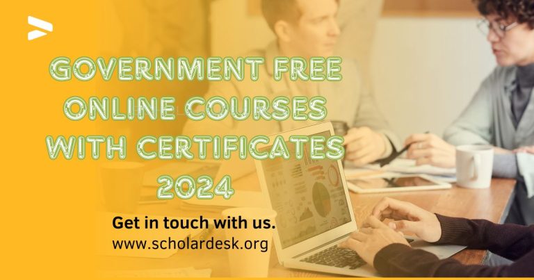 GOVERNMENT FREE ONLINE COURSES WITH CERTIFICATES 2024