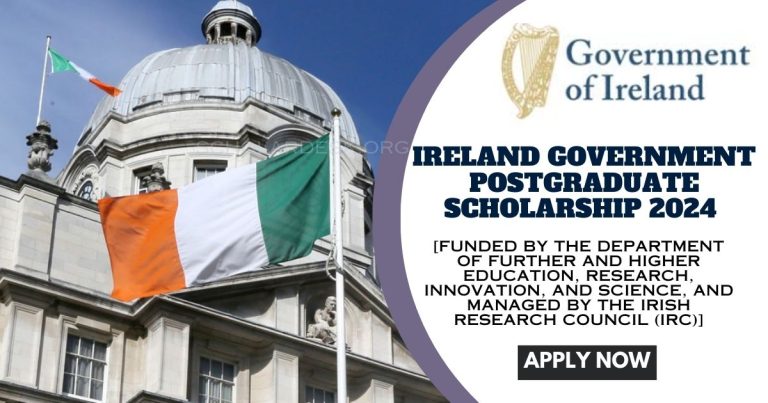 IRELAND GOVERNMENT POSTGRADUATE SCHOLARSHIP 2024 (FUNDED)