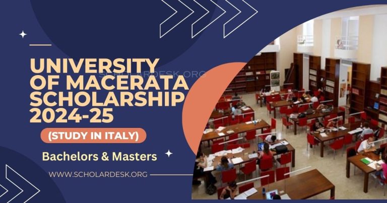 UNIVERSITY OF MACERATA SCHOLARSHIP 2024-25