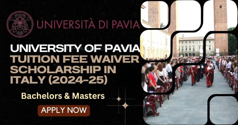 UNIVERSITY OF PAVIA TUITION FEE WAIVER SCHOLARSHIP IN ITALY 2024