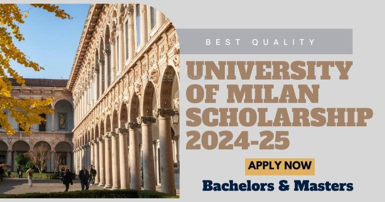 UNIVERSITY OF MILAN SCHOLARSHIP 2024-25