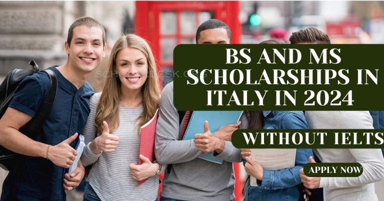 BS AND MS SCHOLARSHIPS IN ITALY IN 2024 WITHOUT IELTS