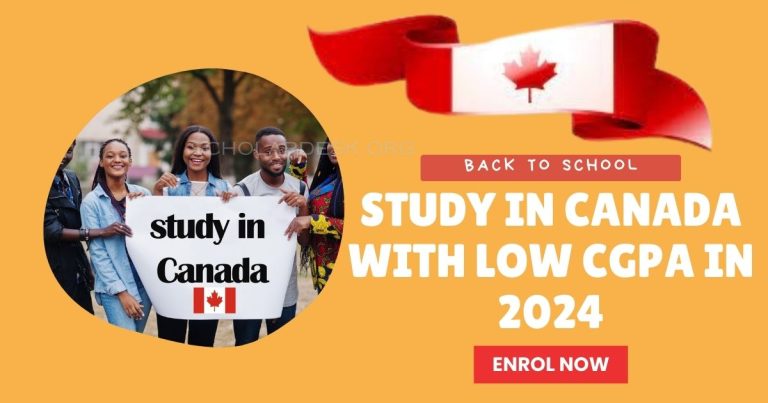STUDY IN CANADA WITH LOW CGPA IN 2024
