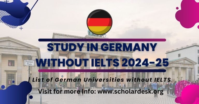 STUDY IN GERMANY WITHOUT IELTS 2024-25 | LIST OF GERMAN UNIVERSITIES WITHOUT IELTS