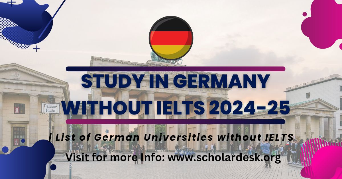 STUDY IN GERMANY WITHOUT IELTS 2024-25 | LIST OF GERMAN UNIVERSITIES ...