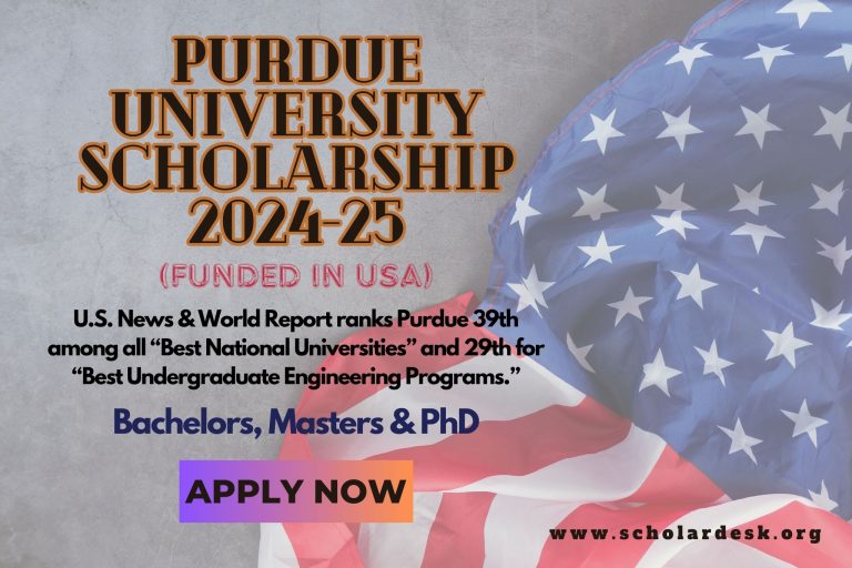 PURDUE UNIVERSITY SCHOLARSHIP 2024-25 IN USA (FUNDED)
