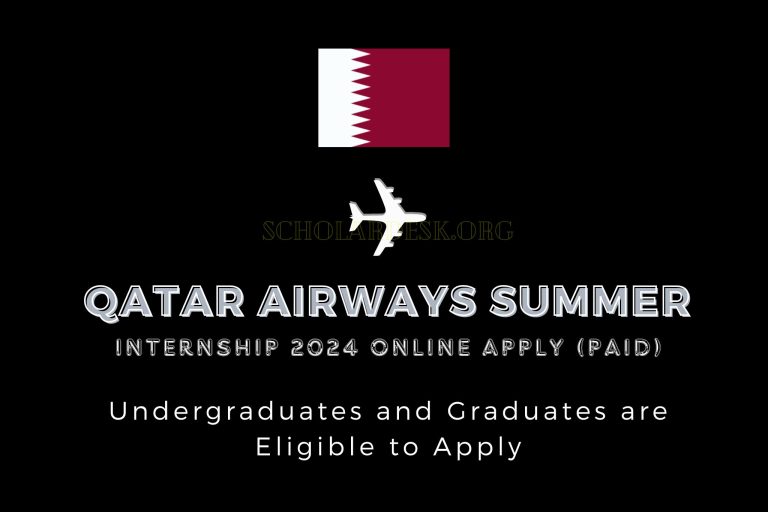 QATAR AIRWAYS SUMMER INTERNSHIP 2024 ONLINE APPLY (PAID)